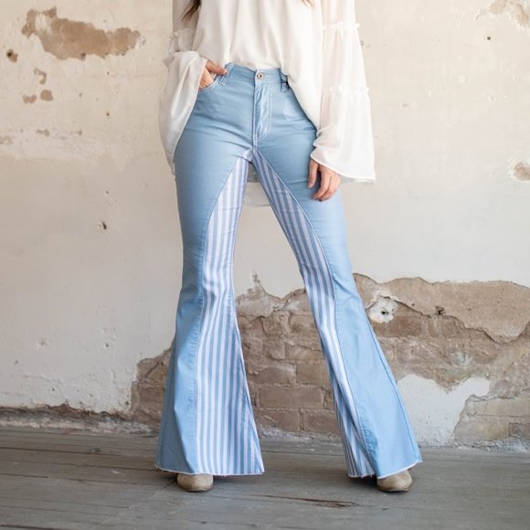 L&B Denim - Light Wash Flares
